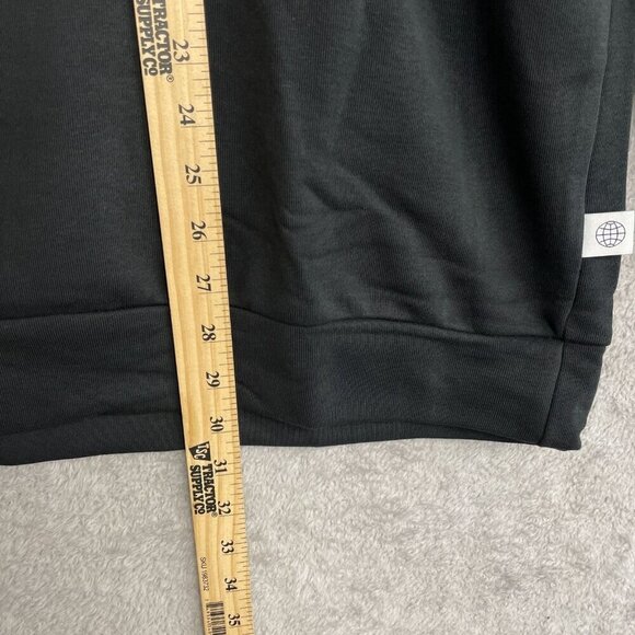 NEW Adidas Men's XL Black White Embroidered Logo Sweatshirt Crewneck - Picture 4 of 11